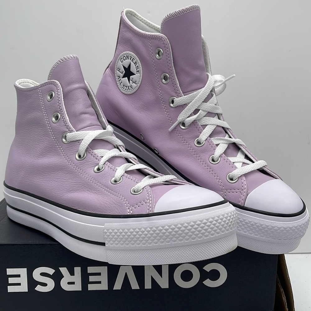 Converse WMNS CTAS LIFT H
PALE AMETHYST/WHITE/BLACK A07857C Platforms Sneakers - Picture 4 of 16